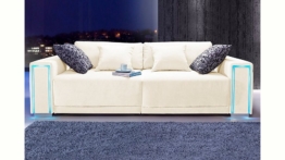 Collection AB Big-Sofa, Größe L - XXL, inklusive LED-RGB Beleuchtung, Energieeffizienz: A