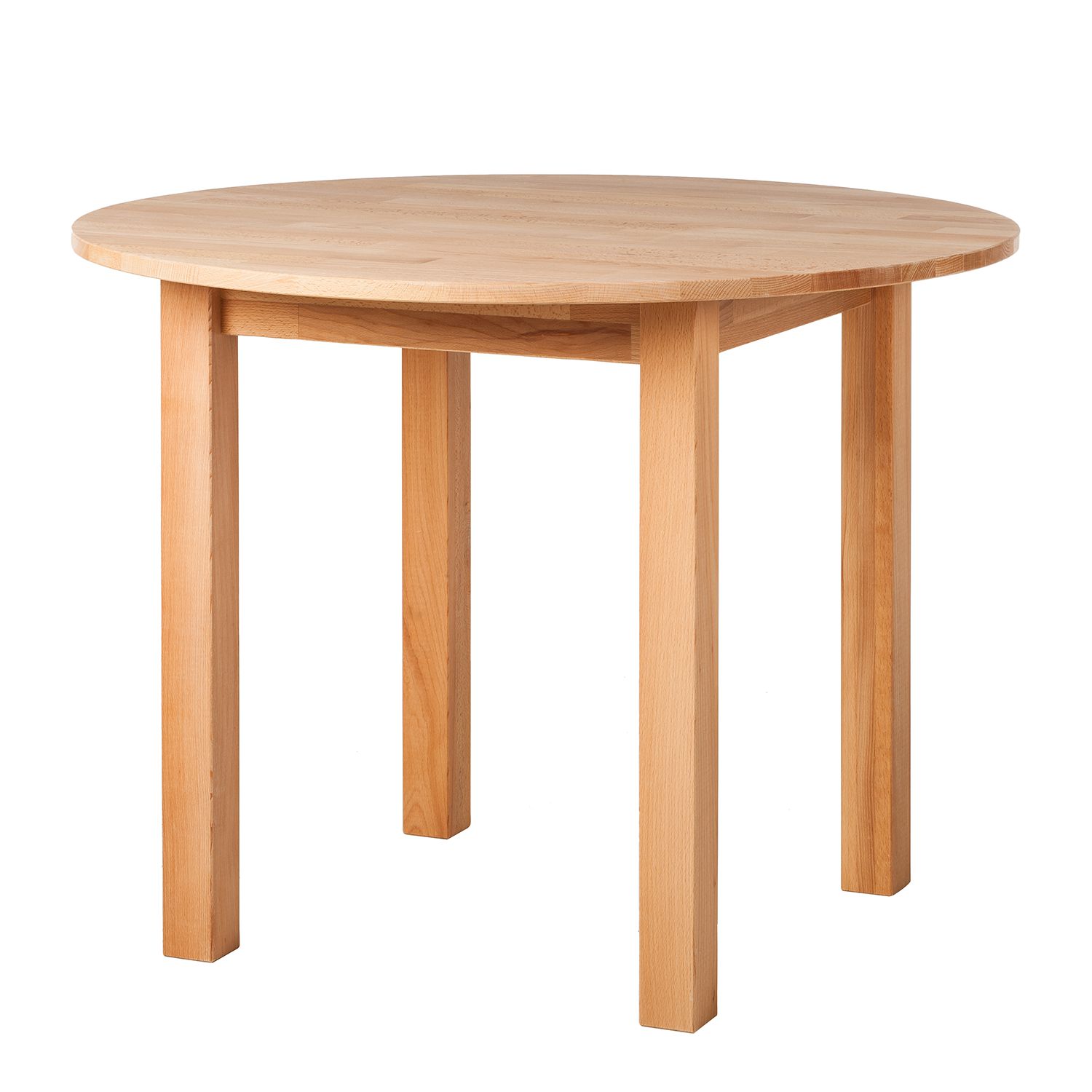Круглый деревянный столик
