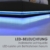 ArtLife Polsterbett Toulouse 140x200 cm – Bett mit Lattenrost, Kopfteil, LED-Leiste & Stauraum – Modernes Bettgestell - Bezug Kunstleder in Schwarz - 5