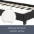 Artlife Polsterbett Verona 90 x 200 cm schwarz – Bettgestell inkl. LED-Beleuchtung, Lattenrost & Kopfteil – Bett mit Holzgestell & Kunstleder-Bezug - 6