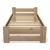 Best For You Massivholzbett Doppelbett Futonbett Massivholz Natur Seniorenbett erhöhtes Bett aus 100% Naturholz mit Kopfteil und Lattenrost viele Größen (90x200cm) - 2