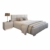 Bett Doppelbett SARA mit Lattenrost aus Metallrahmen und Bettkasten Polsterbett Bettgestell Schlafzimmer (180 x 200 cm) - 1