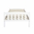 LiePu Holzbett Einzelbett Jugendbett, Kiefer Massivholzbett, Bettgestell mit Lattenrost und Kopfteil, 90 x 190 cm, Weiß - 8