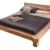 Massivholz-Bett Luna 160 x 200 cm aus Kernbuche, Balkenbett, massives Holzbett als Doppel- und Komfortbett verwendbar, 1 Bett á 160 x 200 cm - 1