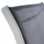 Nexos 4er Set Gartenstuhl Stapelstuhl Hochlehner Terrassenstuhl Gartenmöbel– Textilene Stahl stapelbar – Farbe: Rahmen grau/Bespannung schwarz - 6