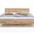 WOODLIVE DESIGN BY NATURE Massivholz-Bett Kavas aus Wildeiche, Balkenbett, massives Holzbett als Doppel- und Komfortbett verwendbar (200 x 200 cm) - 2
